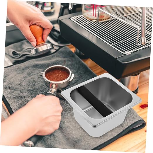 Cabilock Stainless Knock Box Espresso Dump Bin - Image 8