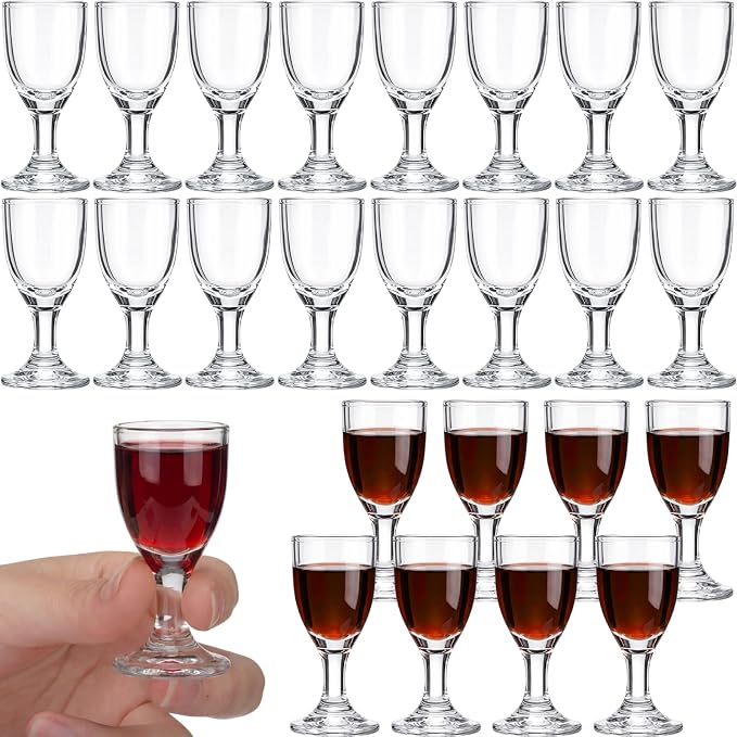 24 Pack 0.5oz/15ml Mini Shot Glass Set by Unknown