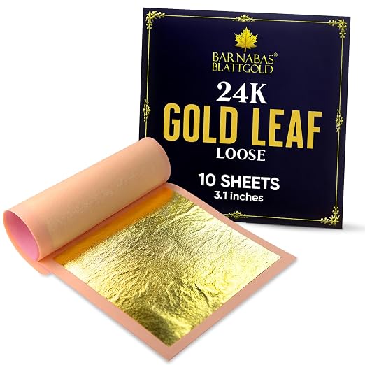 Barnabas Blattgold Edible Gold Leaf 24K by BARNABASBLATTGOLD