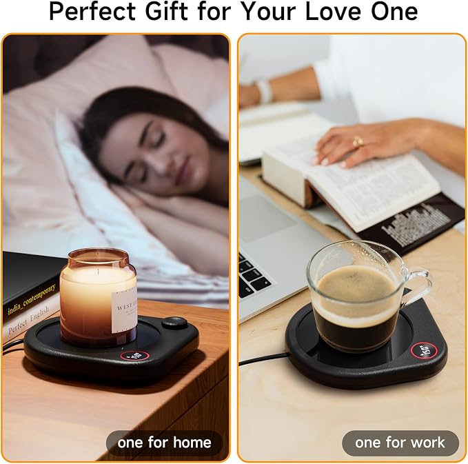 Oracer Coffee Mug Warmer for Desk, Electric Cup Heater for Tea Milk Beverages - Image 5