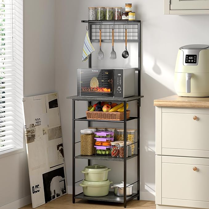 5 Tier Coffee Bar Station, Kitchen Stand - Image 4