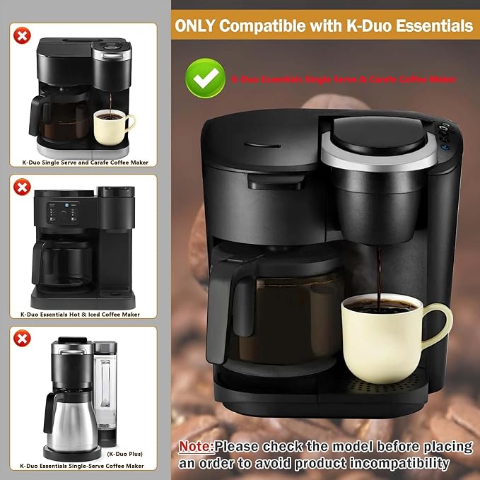 Coffee Brew Basket Replacement for K-Duo Essentials Gen 1（5000）Single Serve & - Image 4