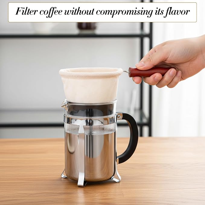 Cloth Coffee Filter Flannel Coffee Bag Strainer - Image 5