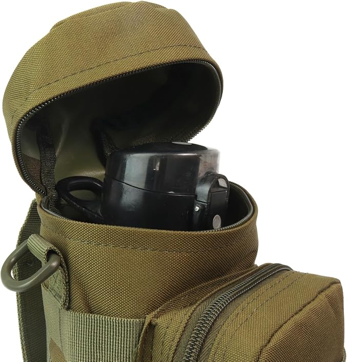 Tactical Military MOLLE Water Bottle Pouch H2O Hydration Carrier Holder - Image 5