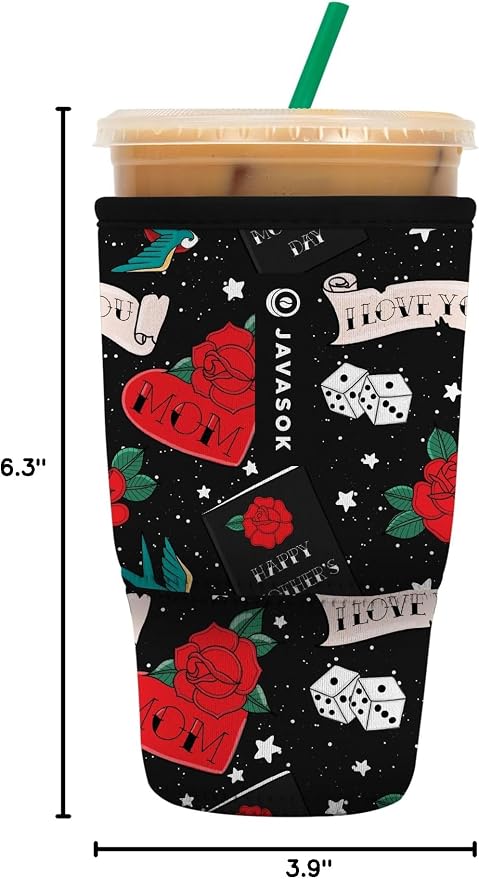 Sok It JavaSok Iced Coffee & Cold Soda Insulated Neoprene Cup Sleeve - Image 7