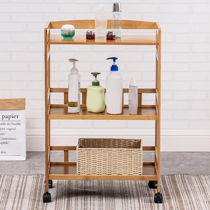 3 Tier Rolling Kitchen Cart - Image 4