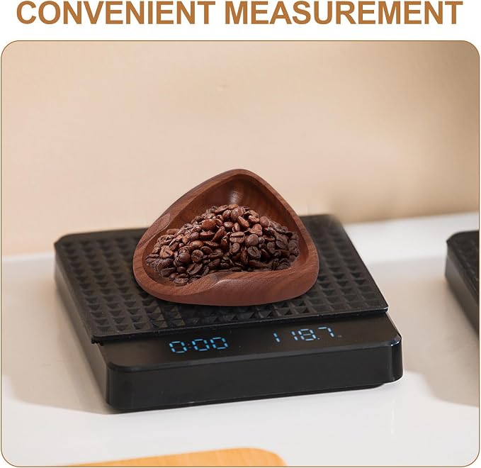 Reusable Coffee Bean Sample Tray Made of Wood - Image 3