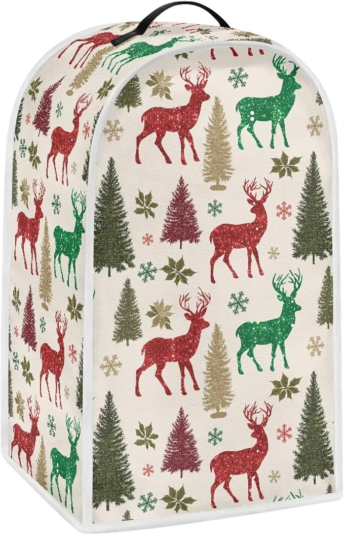 Christmas Trees Deer Blender Dust Cover, Anti Fingerprint Polyester Stand Mixer by Unknown