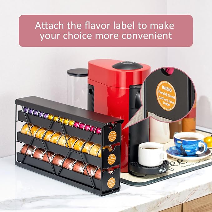 FlagShip 3-Tier Nespresso Pod Holder & Vertuo Coffee Capsule Organizer - Image 6
