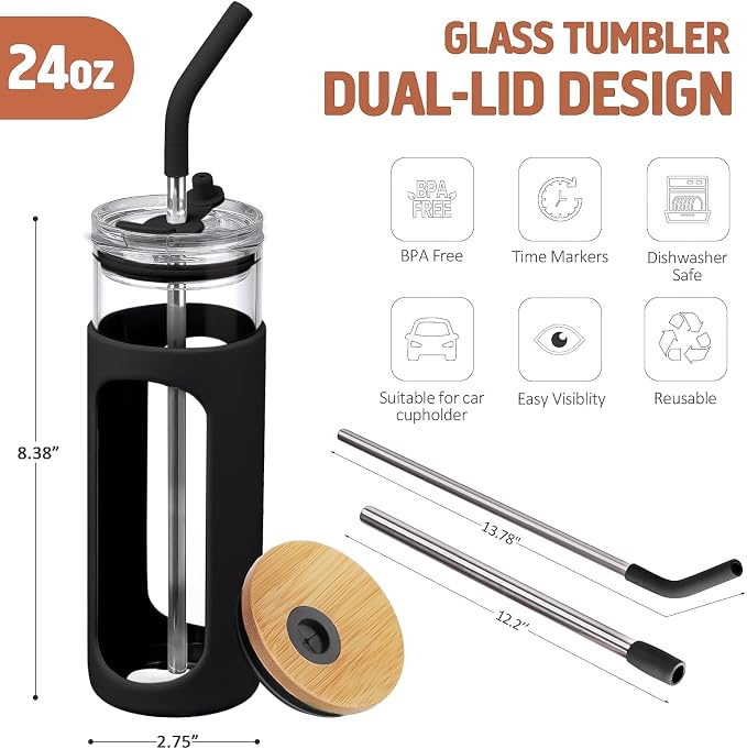 Kodrine 24oz Glass Tumbler - Image 2