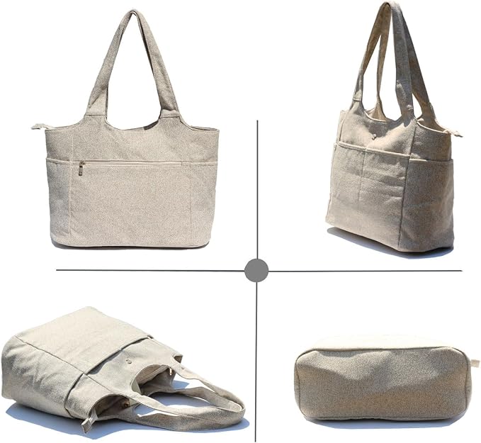ESVAN Yoga Tote Bag Mat bag Women Shoulder Bags Carryall Tote - Image 7