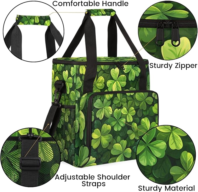 St.Patrick's Day Coffee Maker Travel Bag, Portable Storage Tote Bag - Image 6