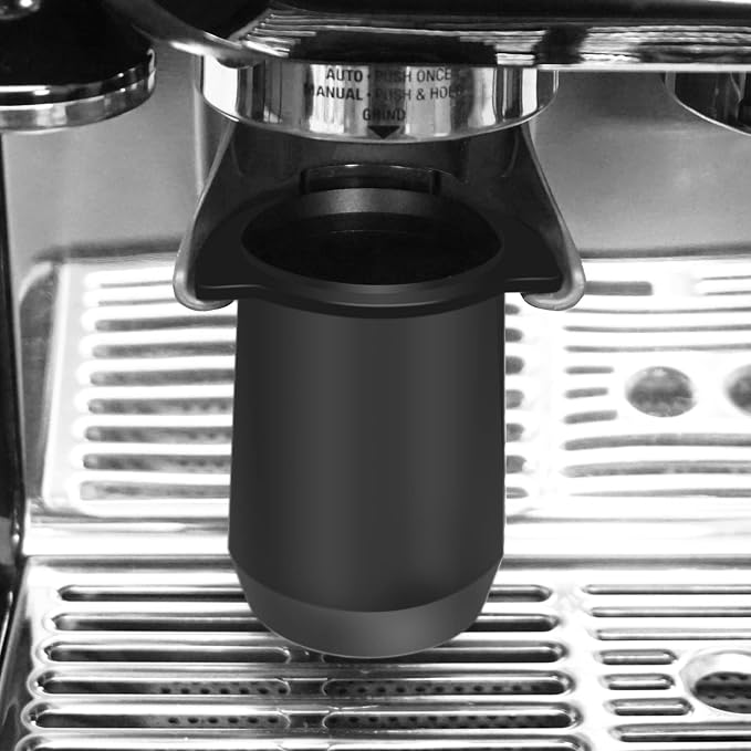54mm Espresso Dosing Cup for Portafilter, Matte Black Grounds Cup - Image 3