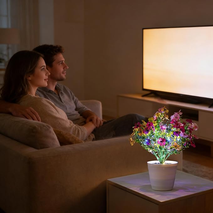 Artificial Multicolor Flower Lamp Night Light - Image 4