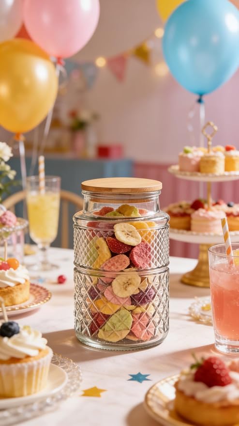 Large Glass Storage Jar, 60 FL OZ Glass Food Storage Containers - Image 9