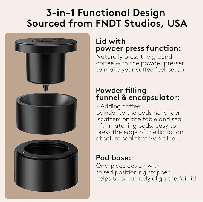 Reusable Vertuo Capsule Kit, for Reusable Nespresso Pods - Image 4