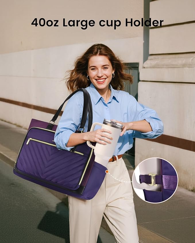 LOVEVOOK 17 Inch Laptop Tote Bag - Image 3