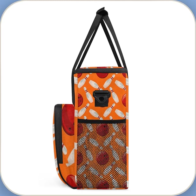 Bowling Ball Coffee Maker Travel Bag, Bowling Ball Large Carrying Storage Case - Image 4