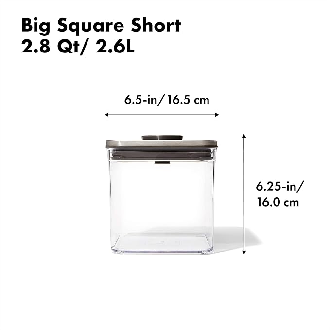 OXO Steel POP Container Big Short Sqaure - Image 2