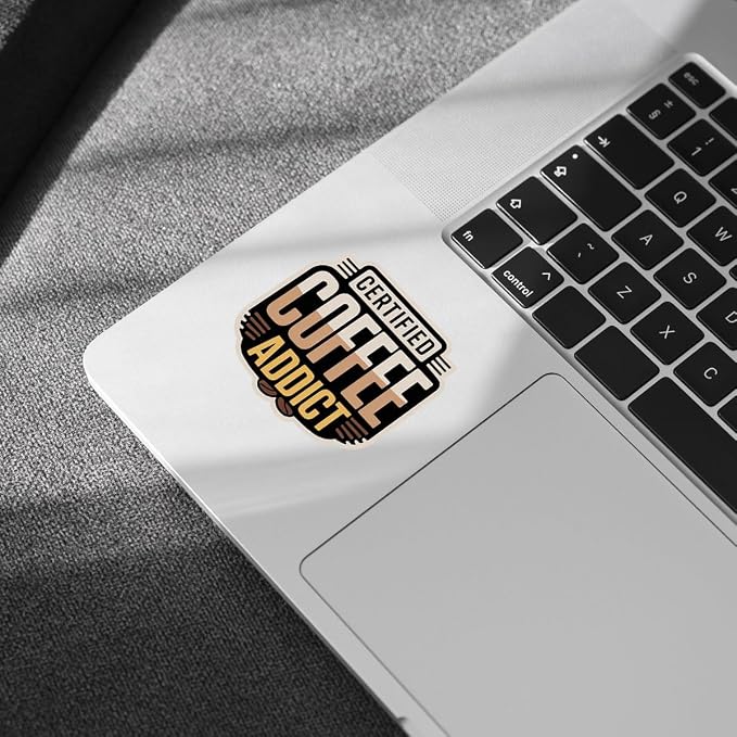 3pcs-6in Certified Coffee Addict Sticker, Coffee Addict Sticker, Funny Caffeine - Image 5
