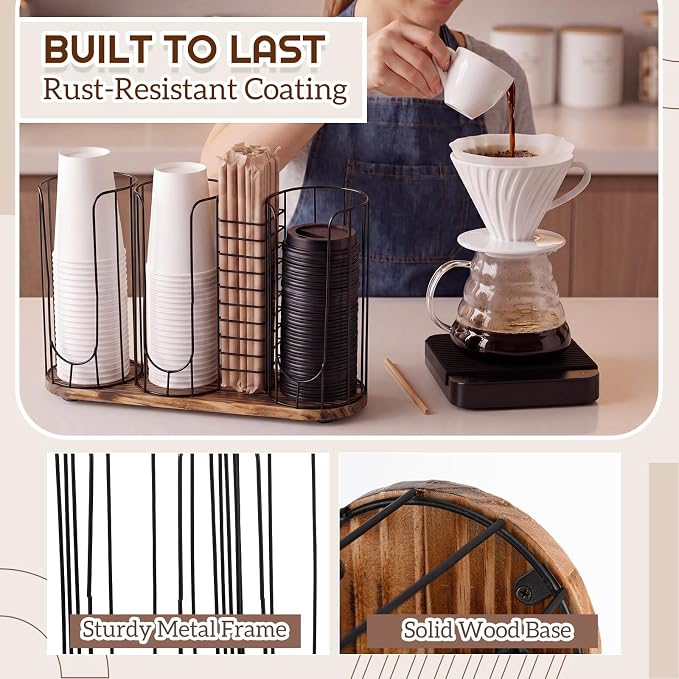 Geelin 18oz Adjustable Coffee Cup Dispenser - Image 6