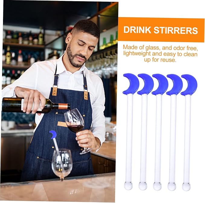 Cabilock Drink Stirrer Set 5pcs Small Stirrers - Image 9