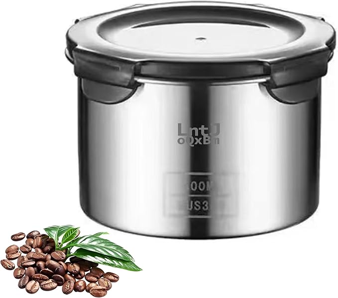 Stainless Steel Vacuum Seal Coffee Canister by welcome