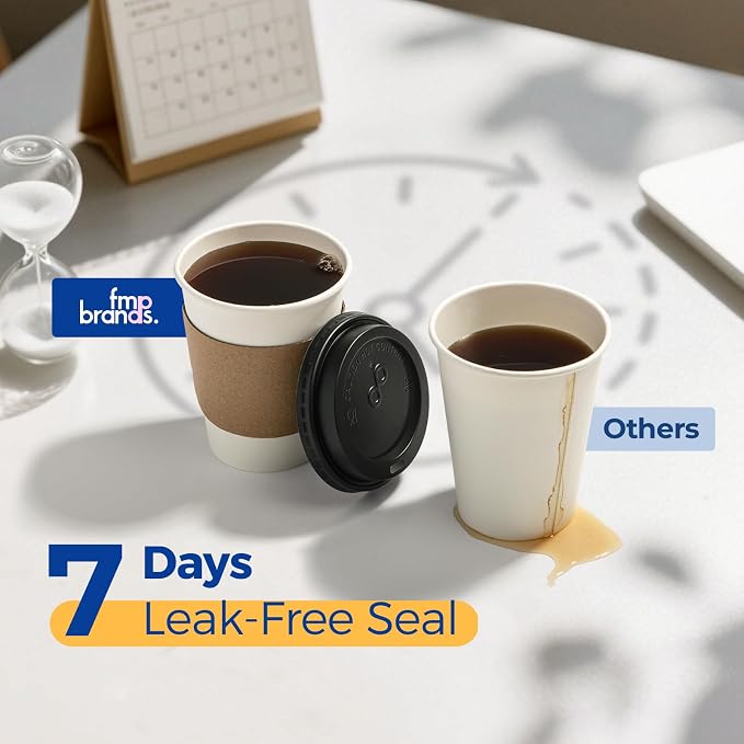 Fit Meal Prep 500 Pack 12 oz Disposable Coffee Cups - Image 4