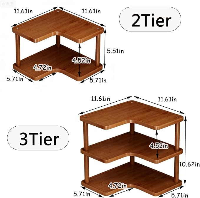 Corner Mug Organizer, Coffee Mug Display Rack, Mug Holder Countertop, Kitchen - Image 7