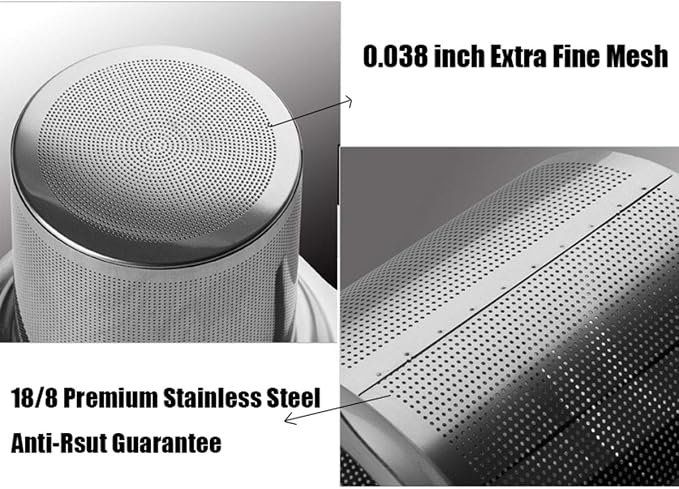 Daycount Stainless Steel Reusable Filter, Tea Baskets Mesh Coffee Espresso - Image 4
