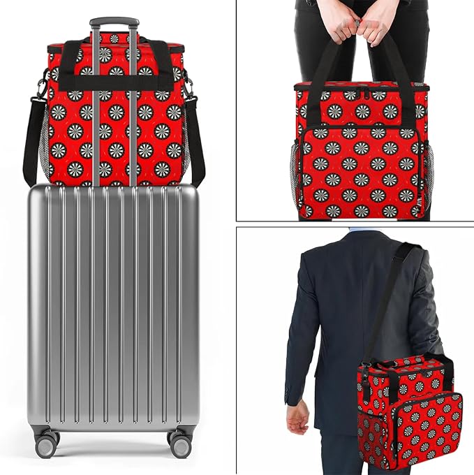 Dart Board Coffee Maker Travel Bag, Dart Board Large Carrying Storage Case - Image 7