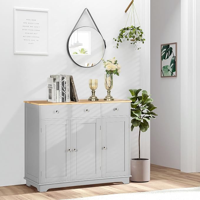 HOMCOM Sideboard Buffet Cabinet - Image 2