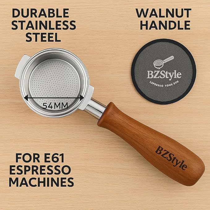 Premium 54mm Bottomless Portafilter Compatible - Image 4