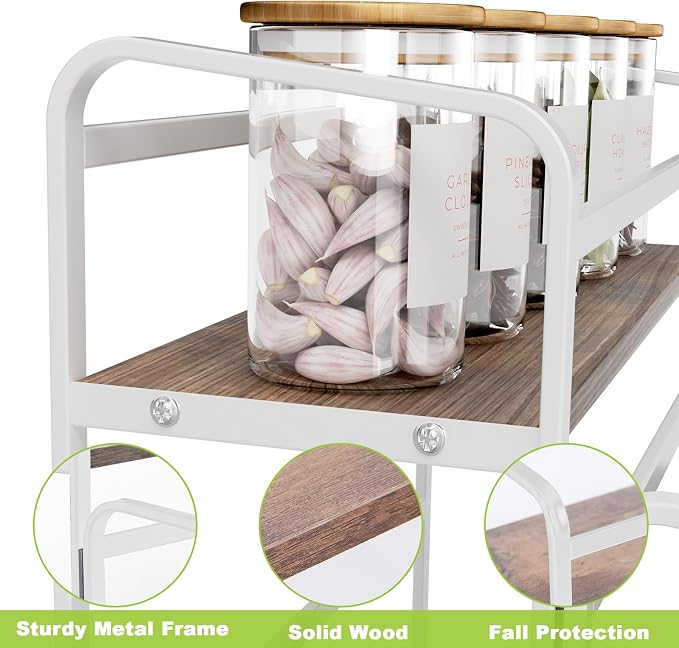 3-Tier Coffee Syrup Rack for Countertop, Large Capacity 12-Bottles Syrup Stand - Image 4