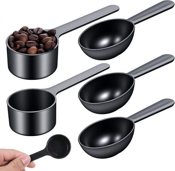 Plastic Coffee Measuring Spoon, 5 Pack Small Scoops by Unknown