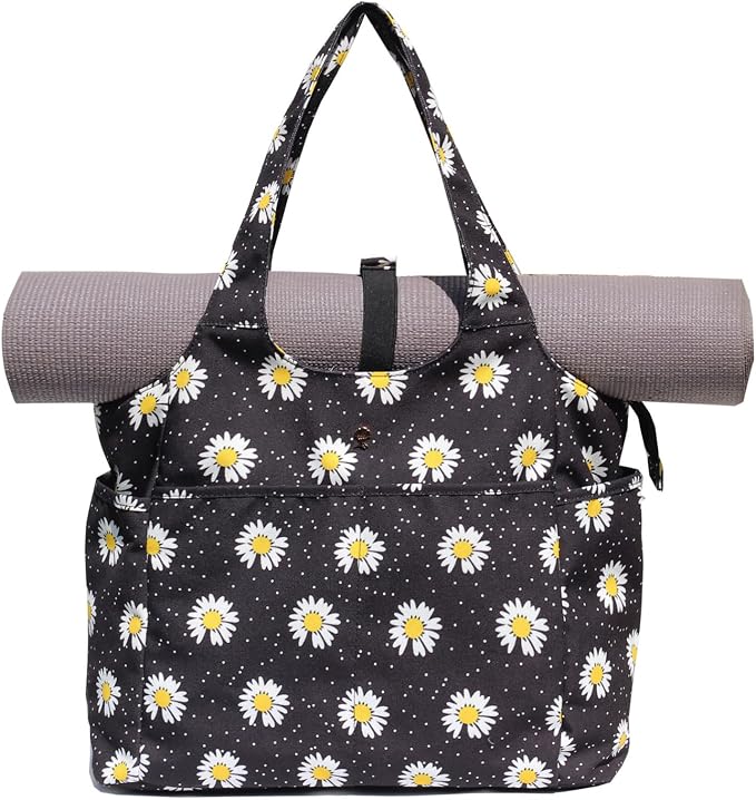 ESVAN Yoga Tote Bag Mat bag Women Shoulder Bags Carryall Tote by ESVAN