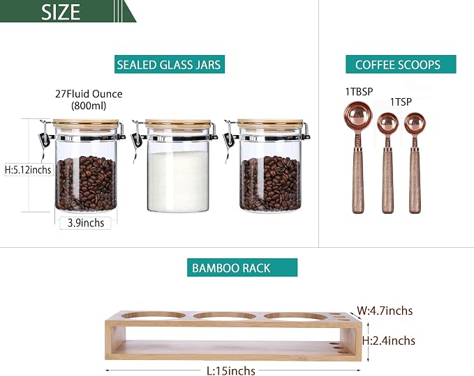 Airtight Glass Tea Containers - Image 5