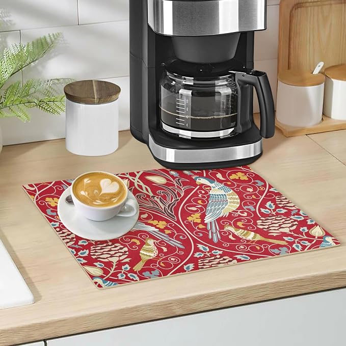 Leather Absorbent Drying Mat for Countertops - Image 5