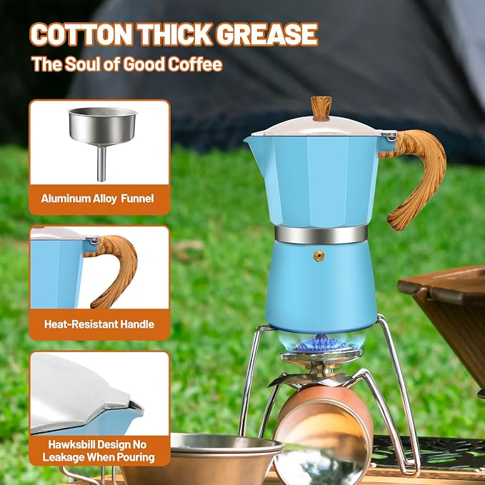 12 Cup Aluminum Espresso Stovetop Moka Pot Express Coffee Maker Percolator - Image 5