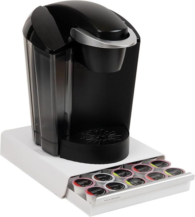 Mind Reader Single Serve Coffee Pod Drawer, Holds 30 Standard Coffee Pods by MindReader