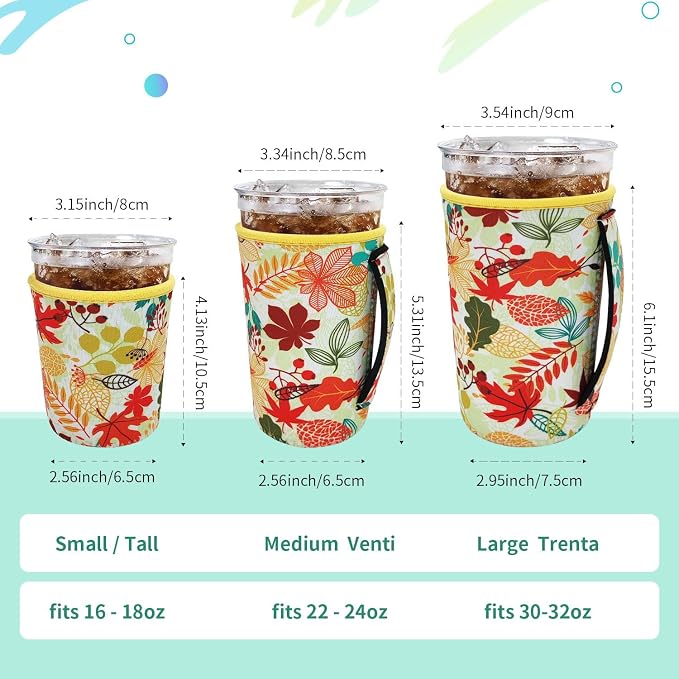 Iced Coffee Sleeve Insulator Sleeves - Image 2