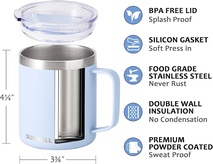 SUNWILL Insulated Coffee Mug - Image 2