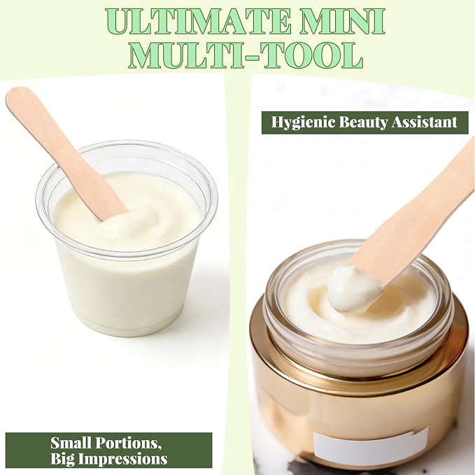 1000 PCS Small Wooden Spoons, Mini Disposable Ice Cream Tasting Spoons - Image 7
