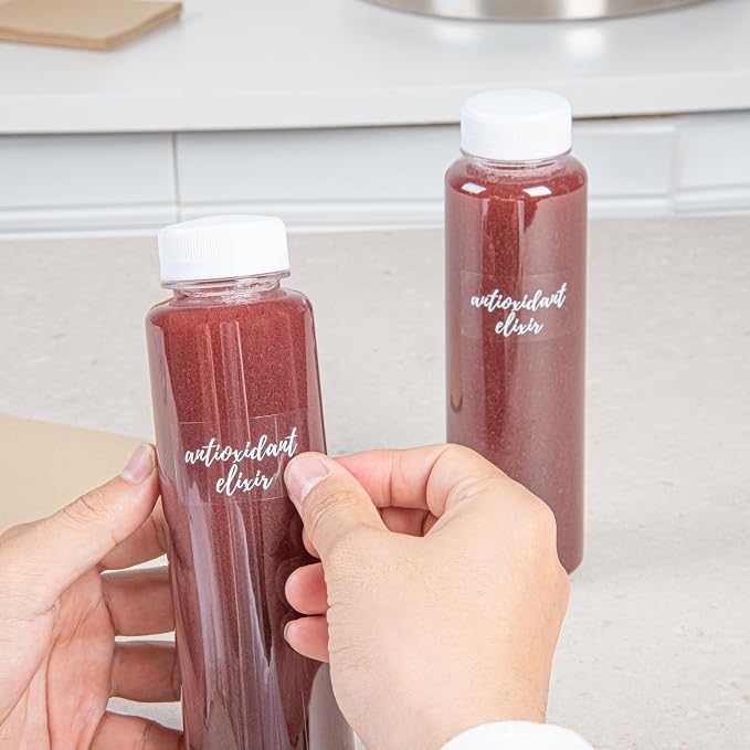 Restaurantware-1.9 x 1 Inch Antioxidant Elixir Juice Bottle Labels, 100 - Image 5