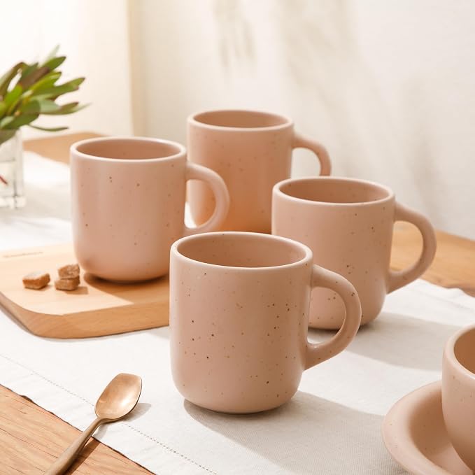 Bloomhouse - Two Time Oprah's Favorite Things Winner - Corsica Clay 4-Piece Mug - Image 2