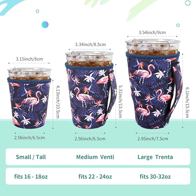 Iced Coffee Sleeve Insulator Sleeves - Image 2