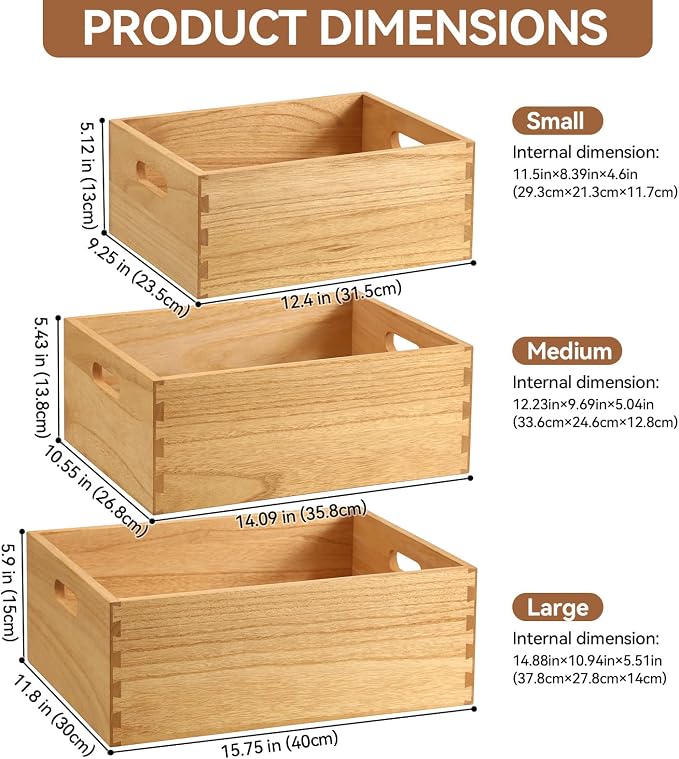 KIRIGEN Nesting Wood Crates - Image 6