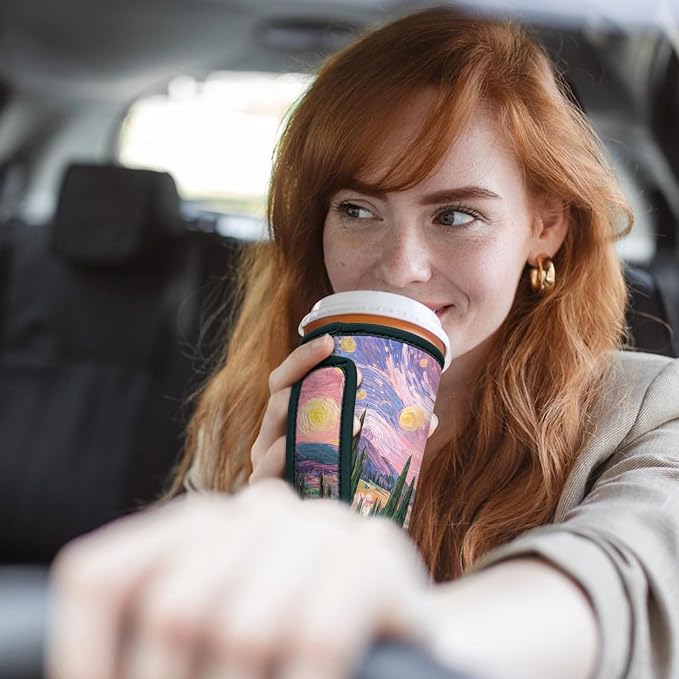Reusable Insulated Neoprene Iced Coffee Sleeve - Image 5
