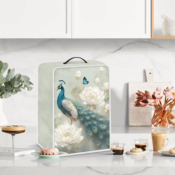 Peacock Coffee Maker Dust Cover Universal Coffee Machine Covers - Image 3
