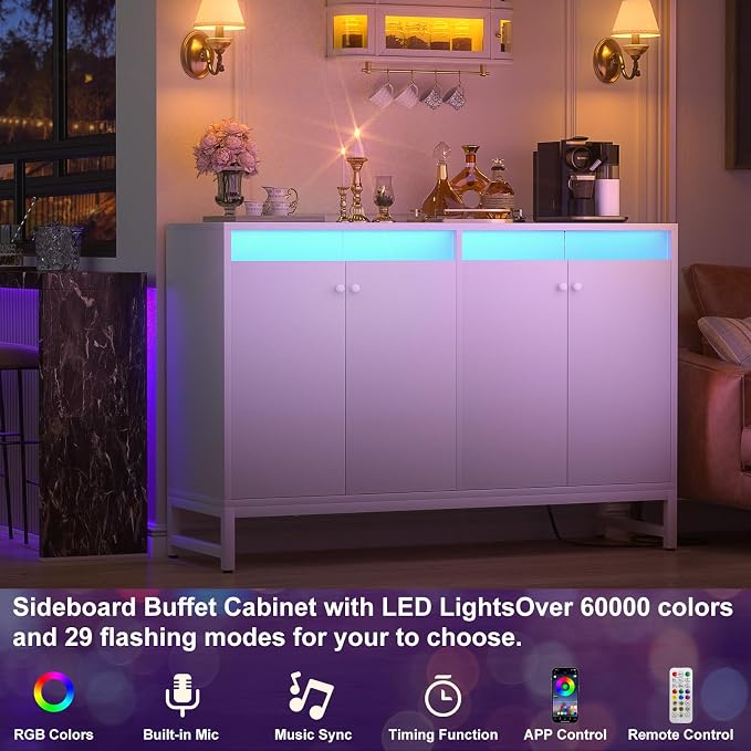 Aheaplus Sideboard Buffet Cabinet - Image 3